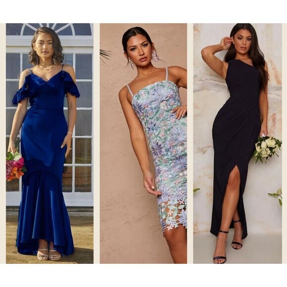 Wholesale Lot of 3 dresses ChiChi London Party&Cocktail Dresses - Assorted Sizes - Picture 1 of 9